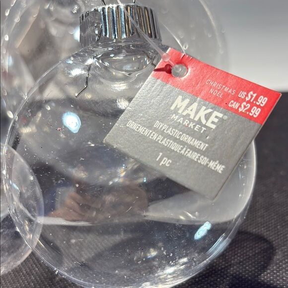 DIY Clear plastic Christmas Ornaments Set - Picture 8 of 10